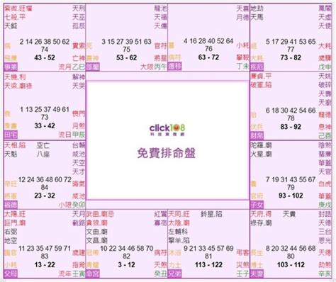 紫微斗數 12宮|紫微斗数 